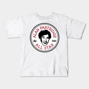 Alan Partridge All Star Converse Logo Kids T-Shirt